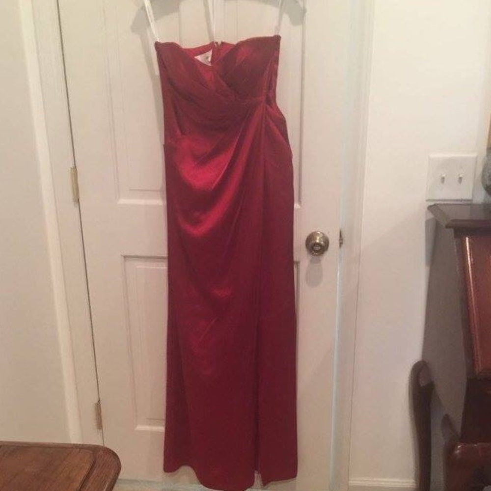 Red  long dress
